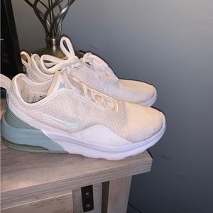 Nike White and Mint Sneakers